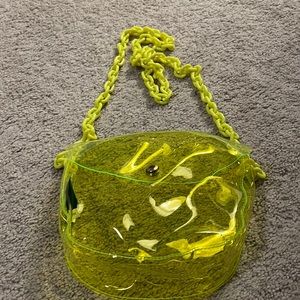 Clear Lime Green Bag!